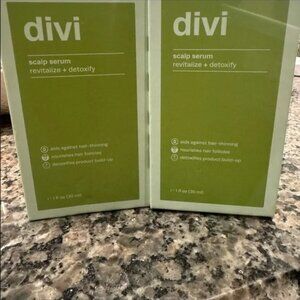 2PACK NEW divi Scalp Serum - Revitalize & Detoxify 30ML $96 msrp hair treatment